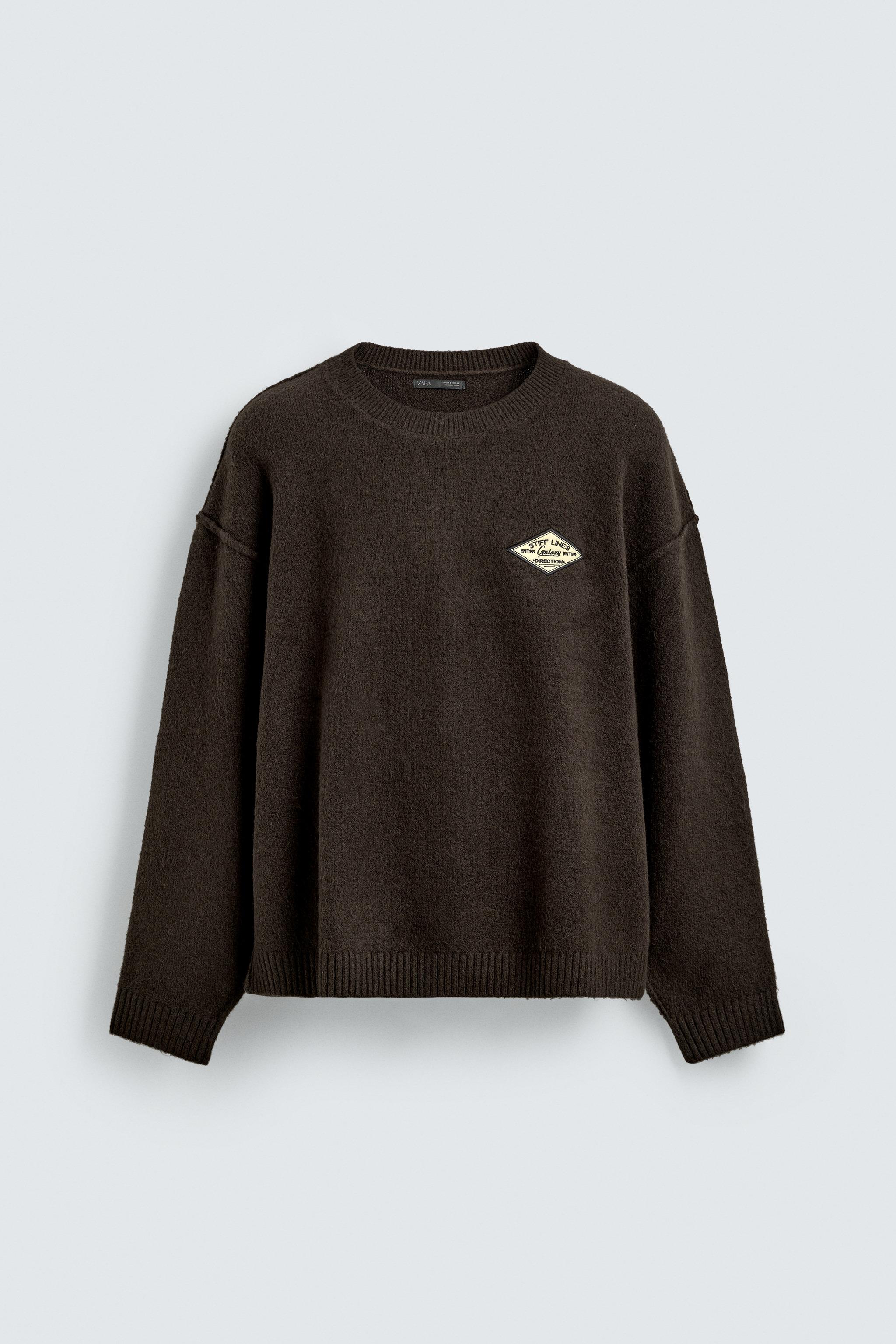 PULL EN JACQUARD AVEC INSCRIPTION